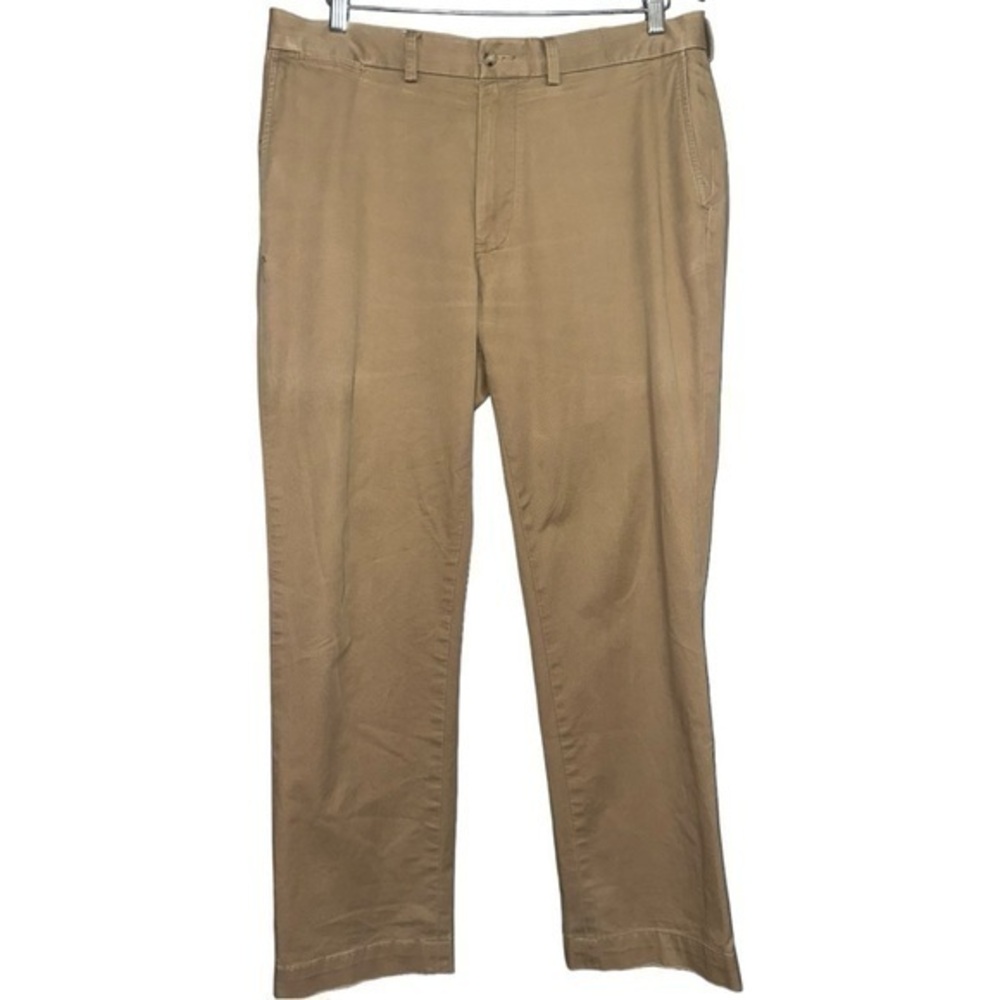 Polo Ralph Lauren Men’s 36 x 30 Tan Beige Khaki Cotton Blend Classic Fit Pants